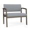 Lesro Lenox Steel Bariatric Chair Metal Frame, Bronze, RS Fog Upholstery LS1401 - alternate 1